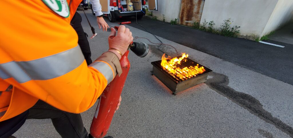 Incendie et financement de sa formation par Uniformation.