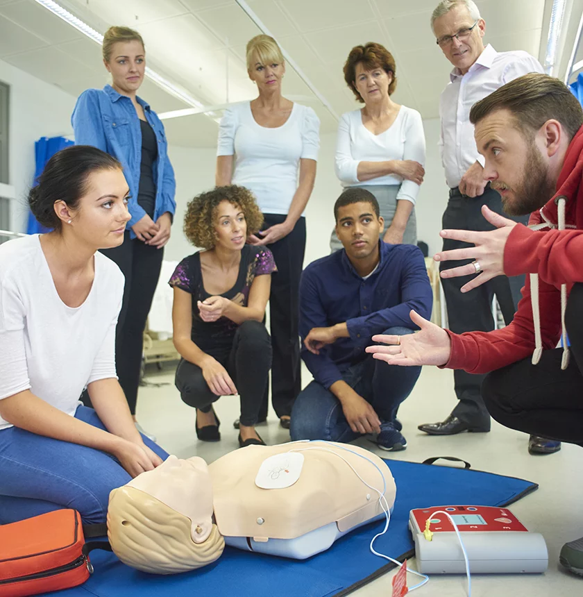 Session de formation SST pour appliquer les 9 grands principes de prévention.