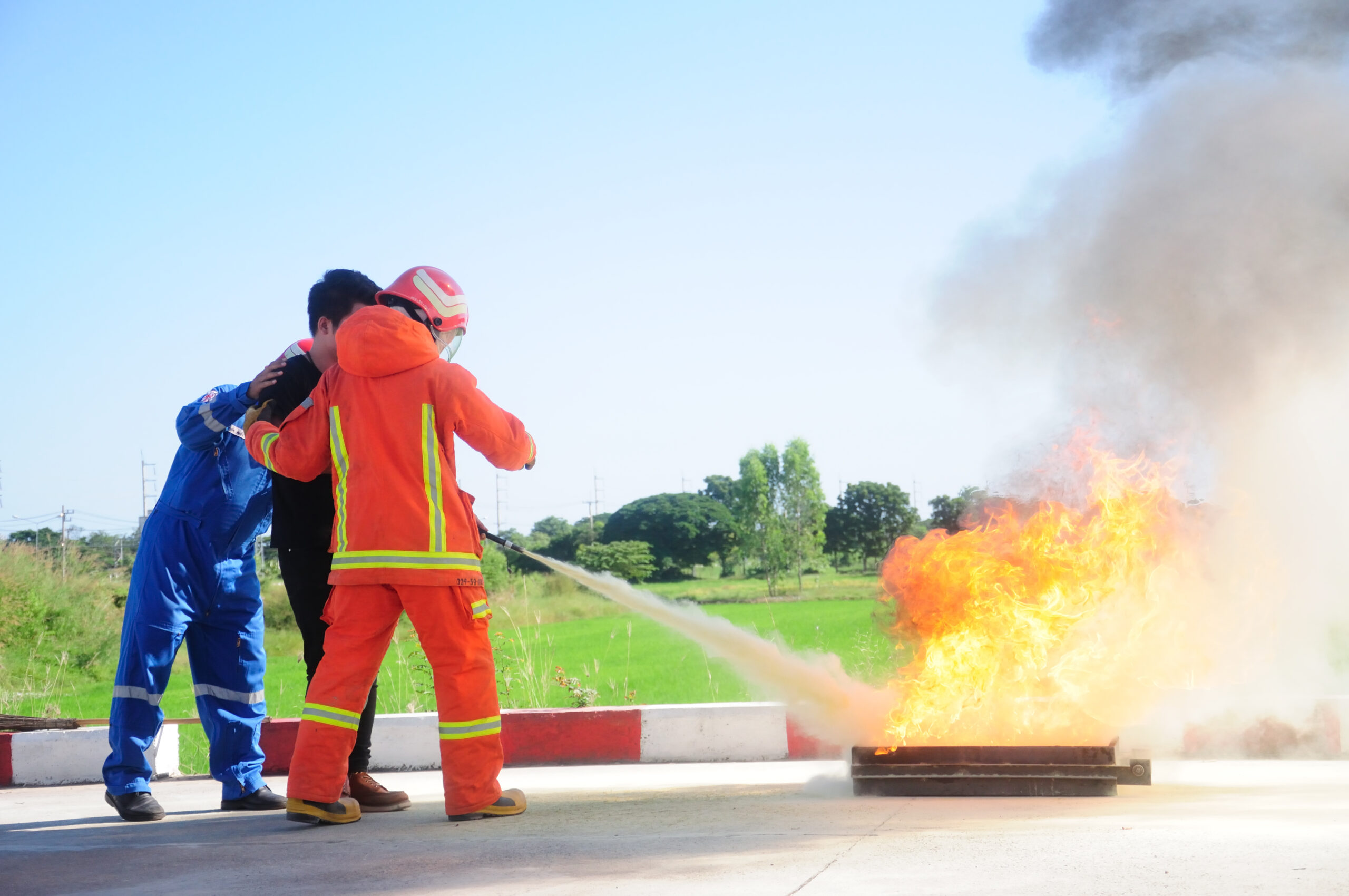 Formation manipulation extincteur financée par OPCO 2i