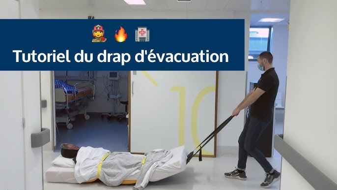 Exercice de transfert horizontal incendie hôpital
