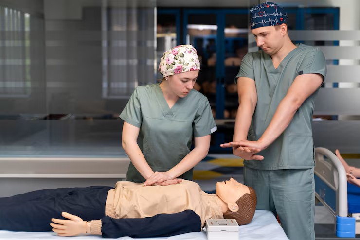 Formation sécurité dans le secteur du médical en SST pour personnel infirmier en milieu hospitalier